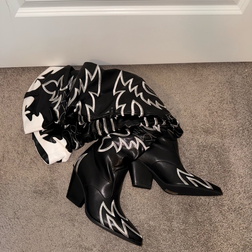 Thigh High Cowgirl Boots | Trendy Women's Boots